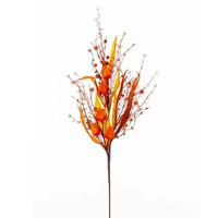 Vickerman 29" Artificial Orange Fall Lantern Berry Husk Spray (2 Pack)