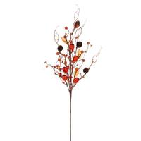 Vickerman 28" Artificial Orange Fall Pods with Berries and Pinecones Spray (2 Pack)