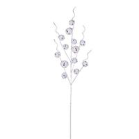 Vickerman 33" White Metal Jingle Bell Spray (2 Pack)