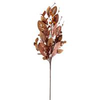 Vickerman 34" Artificial Light Brown Fall Berry/Wood Leaf Spray (2 Pack)