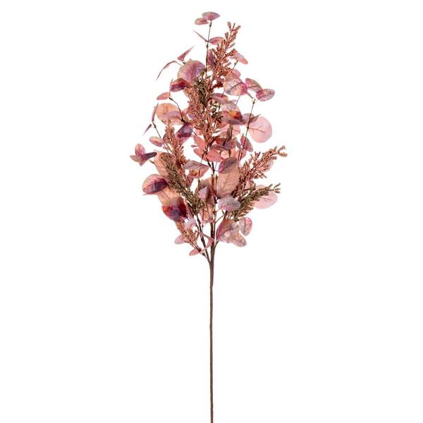 34" Artificial Dusty Rose Fall Eucalyptus and Berry Spray (2 Pack)