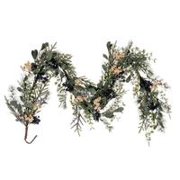 Vickerman 5' Green Artificial Pine Blueberry and White Berry Unlit