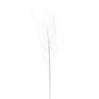 Vickerman 37" Artificial White Wavy Twig Glitter Spray (6 Pack)