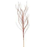 Vickerman 37" Artificial Burnished Orange Wavy Twig Glitter Spray (6 Pack)