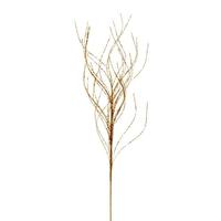 Vickerman 37" Artificial Antique Gold Wavy Twig Glitter Spray (6 Pack)