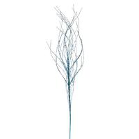 Vickerman 37" Artificial Baby Blue Wavy Twig Glitter Spray (6 Pack)