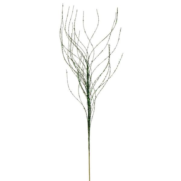 37" Artificial Juniper Wavy Twig Glitter Spray (6 Pack)