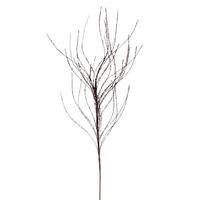 Vickerman 37" Artificial Chocolate Wavy Twig Glitter Spray (6 Pack)