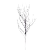 Vickerman 37" Artificial Pewter Artificial Wavy Twig Glitter Spray (6 Pack)
