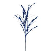 Vickerman 36" Artificial Blue Berry Twig Glitter Spray (6 Pack)