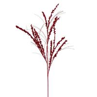 Vickerman 36" Artificial Red Berry Twig Glitter Spray (6 Pack)