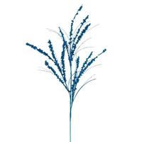 Vickerman 36" Artificial Turquoise Berry Twig Glitter Spray (6 Pack)