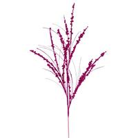 Vickerman 36" Artificial Hot Pink Berry Twig Glitter Spray (6 Pack)
