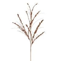 Vickerman 36" Artificial Rose Gold Berry Twig Glitter Spray (6 Pack)