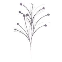 Vickerman 36" Artificial Silver Mini Star Glitter Spray (6 Pack)