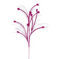 Vickerman 36" Artificial Hot Pink Mini Star Glitter Spray (6 Pack)