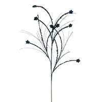 View 36" Artificial Sea Blue Mini Star Glitter Spray (6 Pack)