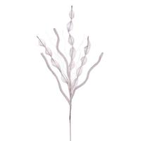 Vickerman 34" Artificial White Multi Spiral Glitter Spray (6 Pack)