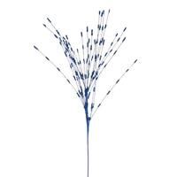 View 36" Artificial Blue Berry Glitter Spray (6 Pack)