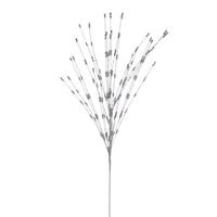 Vickerman 36" Artificial Silver Berry Glitter Spray (6 Pack)