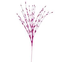 View 36" Artificial Hot Pink Berry Glitter Spray (6 Pack)