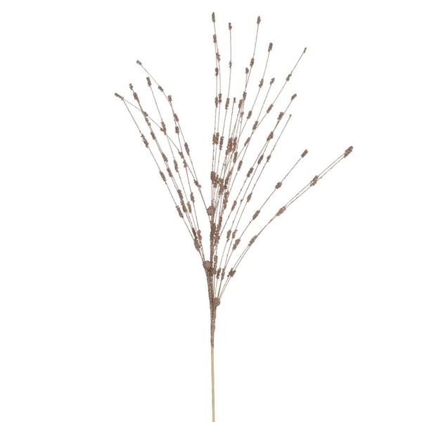 36" Artificial Champagne Berry Glitter Spray (6 Pack)
