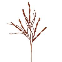 Vickerman 34" Artificial Copper Wavy and Spiral Glitter Spray (6 Pack)
