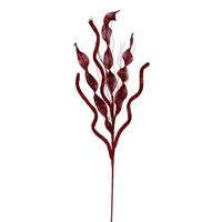 Vickerman 34" Artificial Red Multi Spiral Glitter Spray (6 Pack)