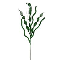 Vickerman 34" Artificial Green Multi Spiral Glitter Spray (6 Pack)