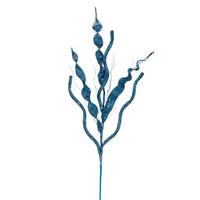 Vickerman 34" Artificial Baby Blue Multi Spiral Glitter Spray (6 Pack)