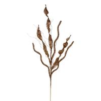 Vickerman 34" Artificial Champagne Multi Spiral Glitter Spray (6 Pack)