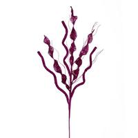 Vickerman 34" Artificial Fuchsia Multi Spiral Glitter Spray (6 Pack)