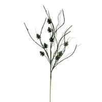 Vickerman 32" Antique Juniper Mini Pinecone Twig Glitter Spray (6 Pack)