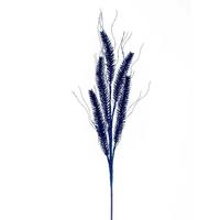 Vickerman 30" Artificial Blue Wheat Glitter Spray (6 Pack)