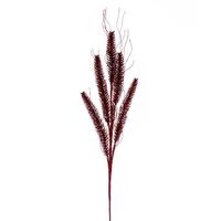 Vickerman 30" Artificial Red Wheat Glitter Spray (6 Pack)