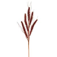 Vickerman 30" Artificial Burnished Orange Wheat Glitter Spray (6 Pack)