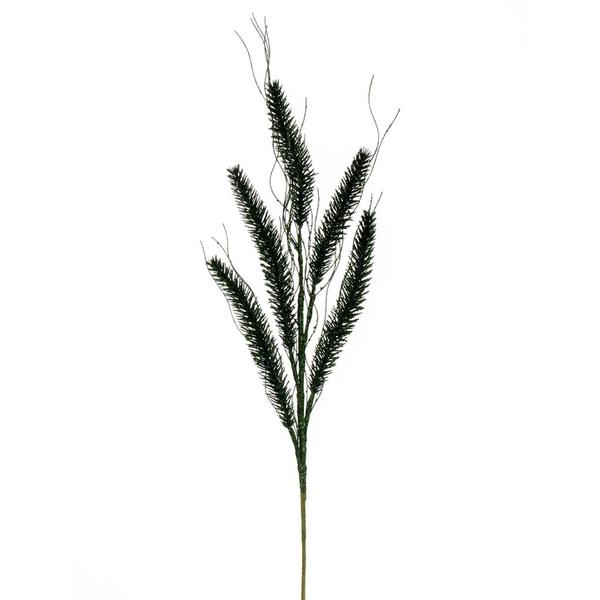30" Artificial Juniper Wheat Glitter Spray (6 Pack)