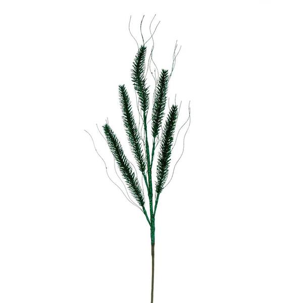 30" Artificial Seafoam Wheat Glitter Spray (6 Pack)
