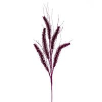 Vickerman 30" Artificial Fuchsia Wheat Glitter Spray (6 Pack)