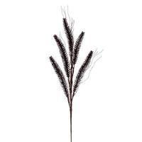 Vickerman 30" Artificial Chocolate Wheat Glitter Spray (6 Pack)