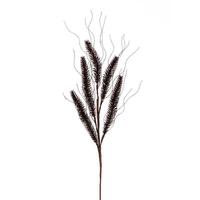 Vickerman 30" Artificial Mocha Wheat Glitter Spray (6 Pack)
