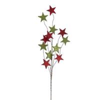 Vickerman 34" Red / Green Glitter Spray (6 Pack)