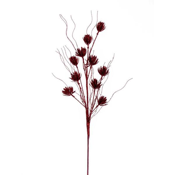 30" Artificial Red Mini Flower Spray (6 Pack)