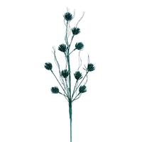 Vickerman 30" Artificial Teal Mini Flower Glitter Spray (6 Pack)