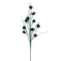 Vickerman 30" Artificial Seafoam Mini Flower Glitter Spray (6 Pack)
