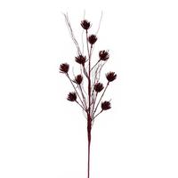 Vickerman 30" Artificial Burgundy Mini Flower Glitter Spray (6 Pack)