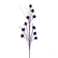 Vickerman 30" Artificial Purple Mini Flower Glitter Spray (6 Pack)