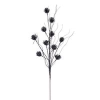 Vickerman 30" Artificial Pewter Mini Flower Glitter Spray (6 Pack)