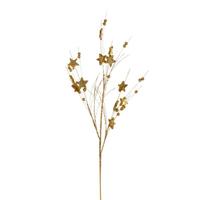 Vickerman 33" Artificial Gold Star and Ball Glitter Spray (6 Pack)