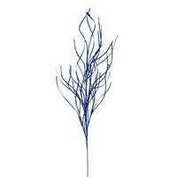 Vickerman 40" Artificial Blue Berry Cluster Wavy Glitter Spray (4 Pack)